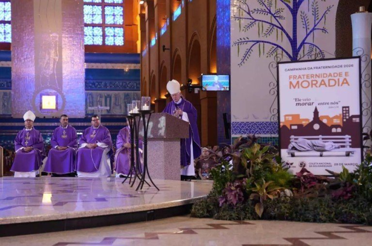 ‘Jesus Sem Teto’ é inaugurado em Aparecida e marca abertura da Campanha da Fraternidade 2026 - Jornal O São Paulo